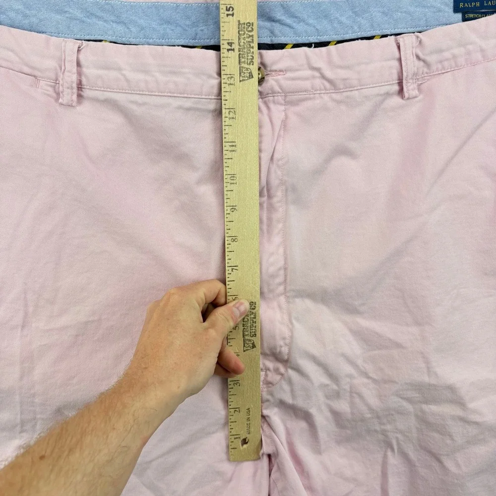 Polo Ralph Lauren Mens 50‎ Pink Stretch Classic Fit The Polo Chino Shorts